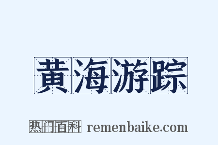 黄海游踪是什么意思的图片